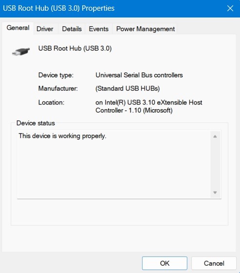 Common Windows Problems Solution Usb Properties