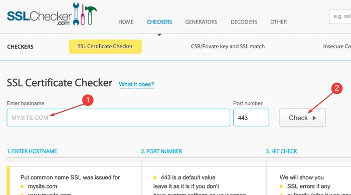ERR SLL Protocol -  Ssl Checker