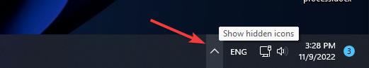 File Explorer Error Show Hidden Icons