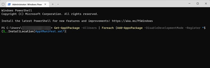 Fix Calculator - Run Powershell command to fix Calculator App Not Working on Windows 10/11