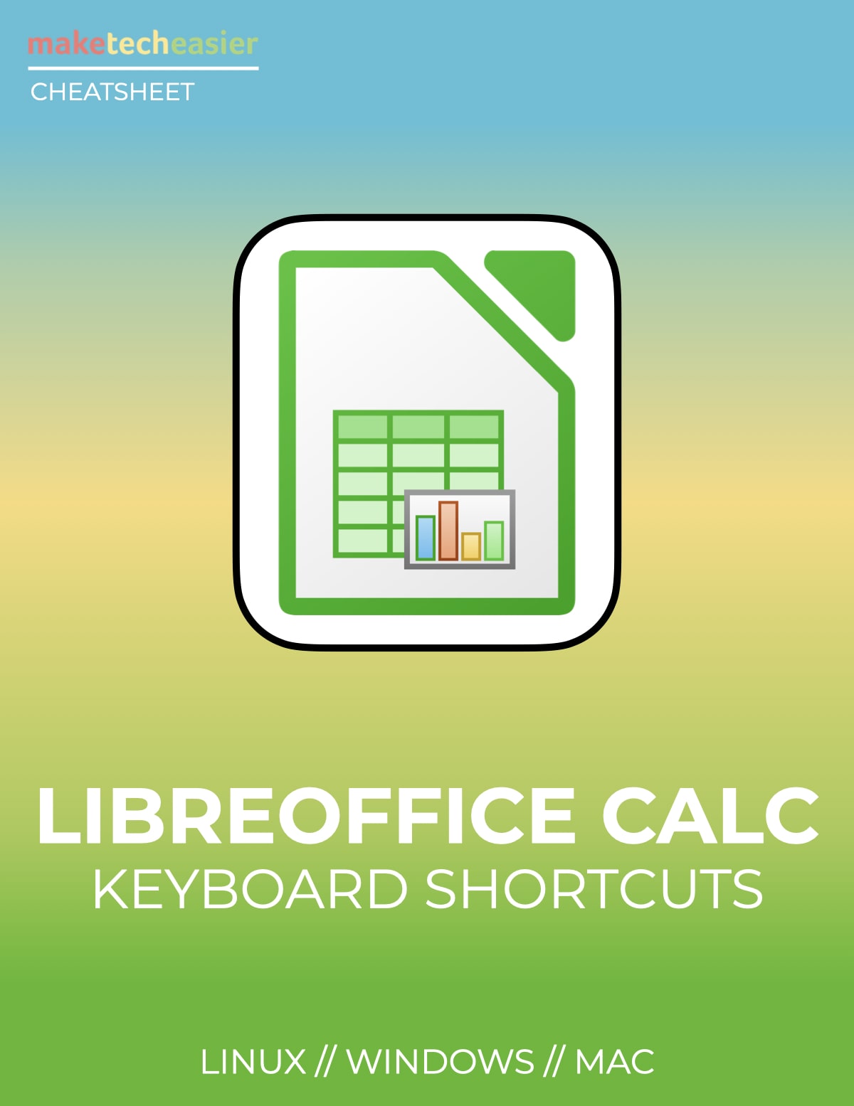 LibreOffice Calc Keyboard Shortcuts Download