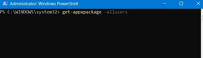 Microsoft Store Not Working Get Appxpackage All Users 1