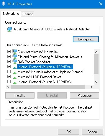 Microsoft Store Not Working Internet Protocol Tcp Ipv4 6