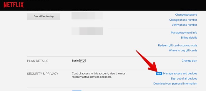 Netflix Pc Account Manage