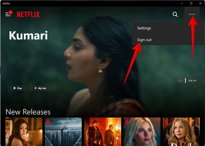 Netflix Pc App Sign Out