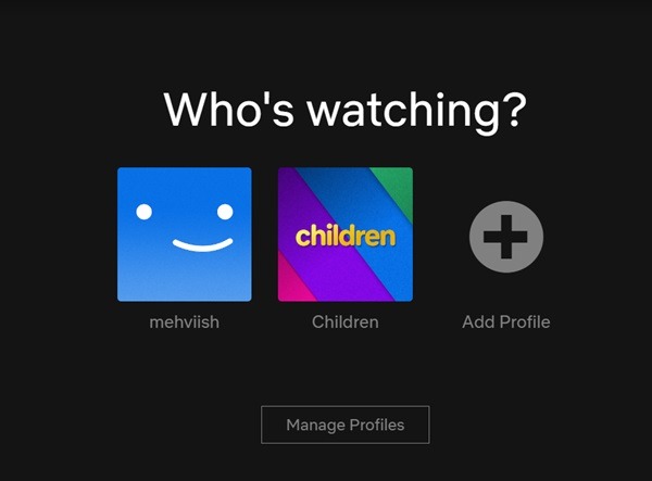 Netflix Pc Profile
