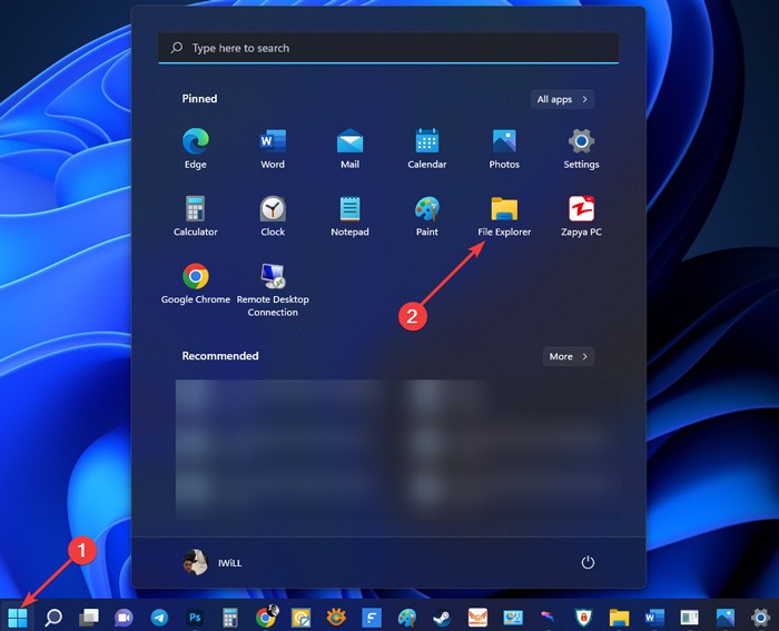 Network Open File Explorer
