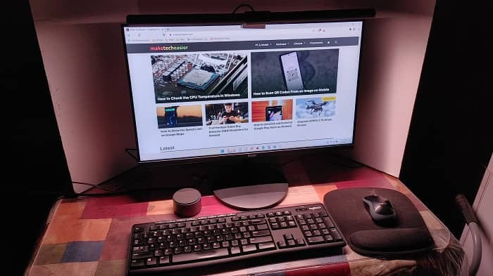 Quntis Monitor Light Bar Pro Use