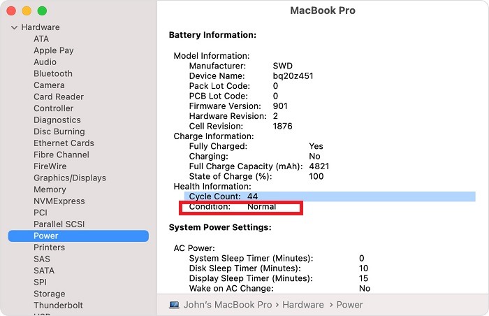 Reasons Computer Crashes Battery Health Mac