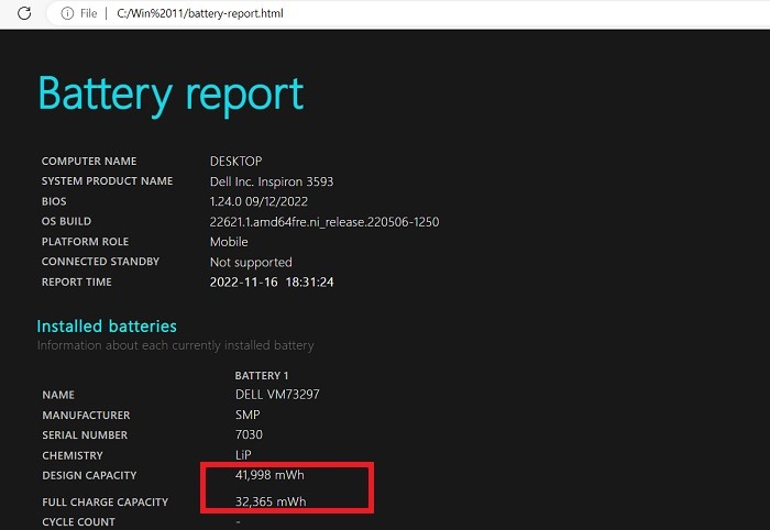 Reasons Computer Crashes Battery Report