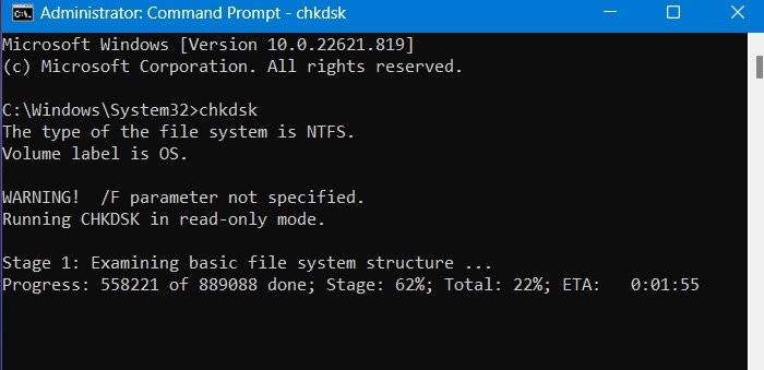 Reasons Computer Crashes Windows Chkdsk