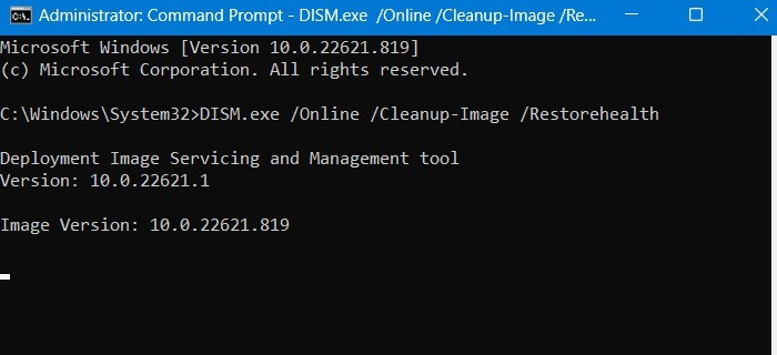 Reasons Computer Crashes Windows Dism Command