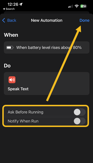 Shortcuts Finalizing The Automation