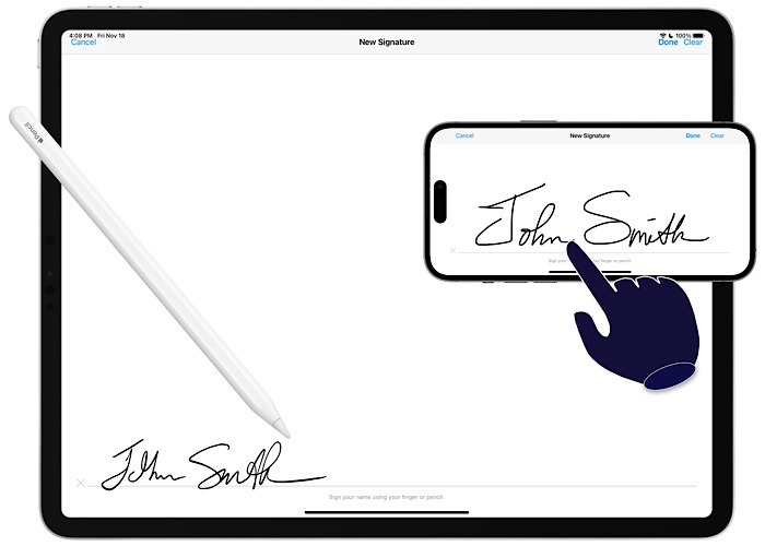 Signature Capture Iphone Ipad