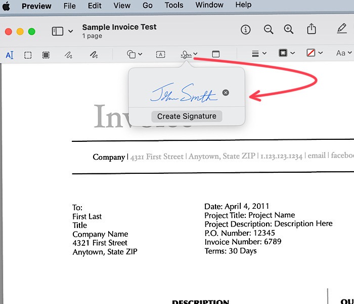 Signature Drag And Drop