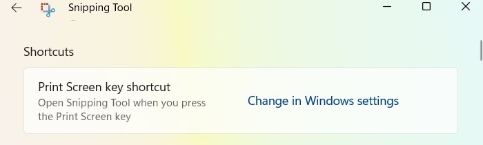 Snipping Tool Not Working Prt Scr Shortcut Click