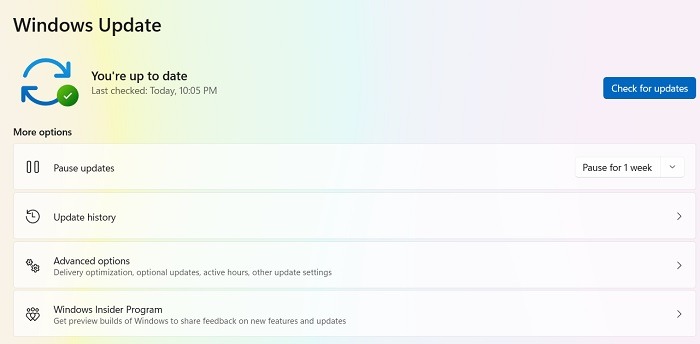 Snipping Tool Not Working Windows Update Check For Updates