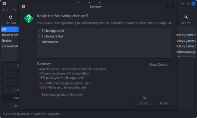 Synaptic Confirming Changes 