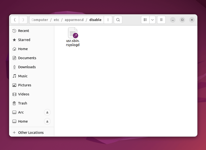 apparmor-disabled Ubuntu Apparmor Disable Folder Usr Sbin Rsyslogd