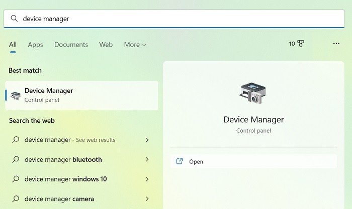 Unexpected Store Device Manager