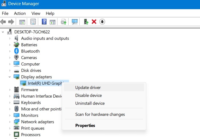 Unexpected Store Display Manager Update