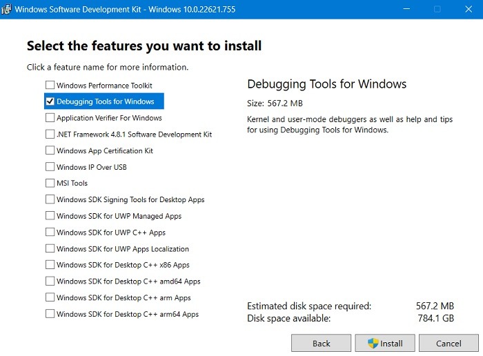 Unexpected Store Winsdk Components To Install