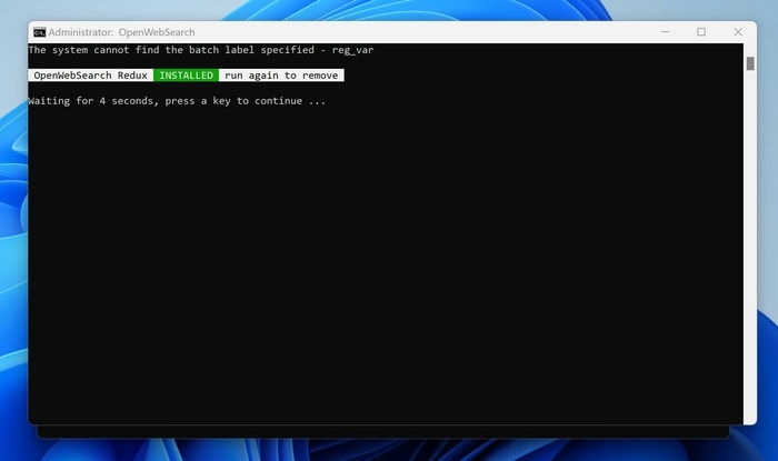 Windows Edge Bing Redirect Openwebsearch Installed