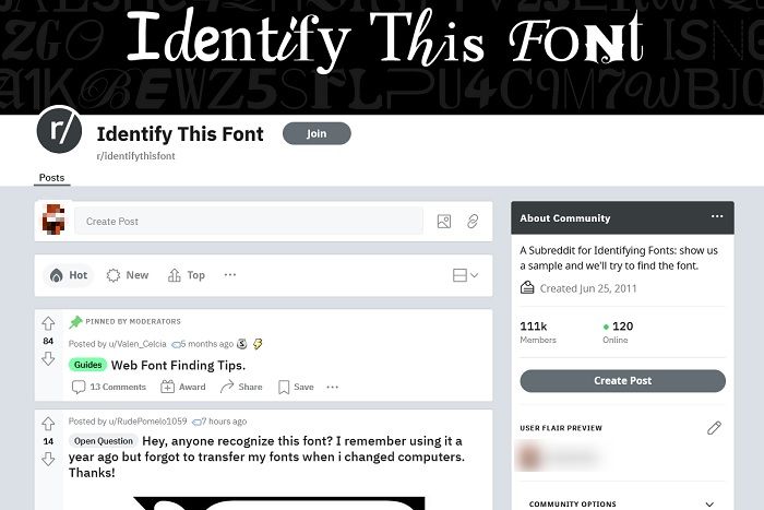 Best Sites Identify Fonts Reddit Sub