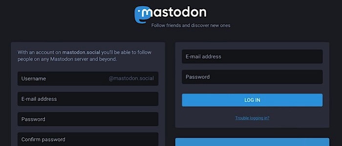 Elon Musk Twitter Mastodon Sign Up