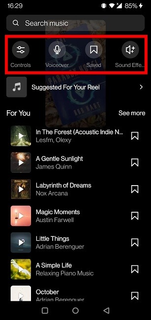 Find Reel Templates Instagram Add Sound