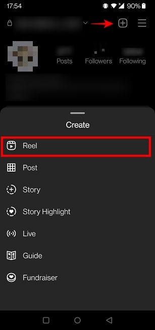 Find Reel Templates Instagram Create Reel