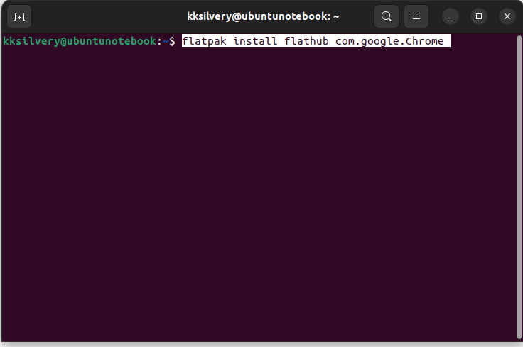 Flatpak Chrome Paste Command
