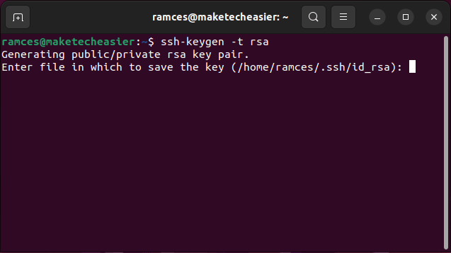 Generate Ssh Key Linux 01 Create New Key
