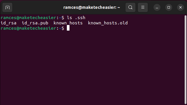 Generate Ssh Key Linux 03 List Ssh Folder Files