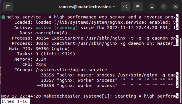 Host Tor Website Linux 13 Nginx Running