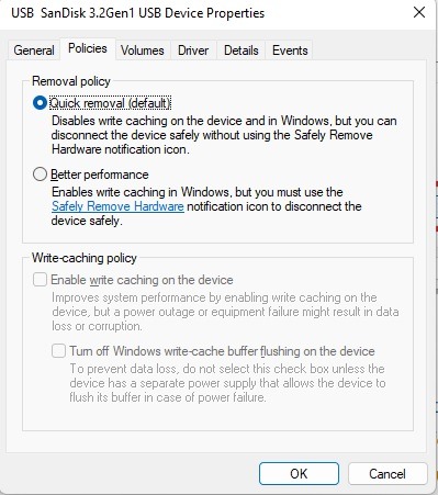 How To Enable Quick Removal Of Usb Drives On Windows Disk Manage Quick