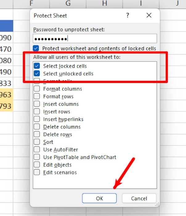 How To Lock Cells Allow Users To