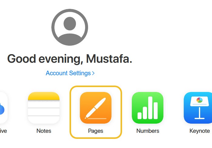 Icloud Apple Pages