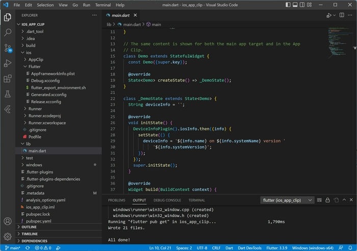 Ios Development Windows Vscode Flutter