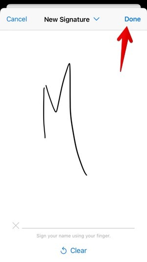 Iphone Files Pdf Markup Signature Draw
