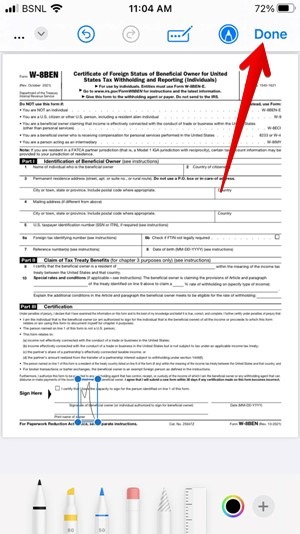 Iphone Files Pdf Markup Signature Save