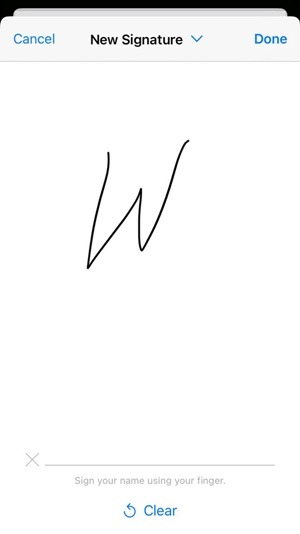 Iphone Gmail Pdf Markup Signature Draw