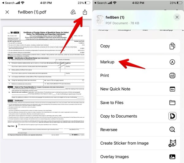 Iphone Gmail Pdf Markup