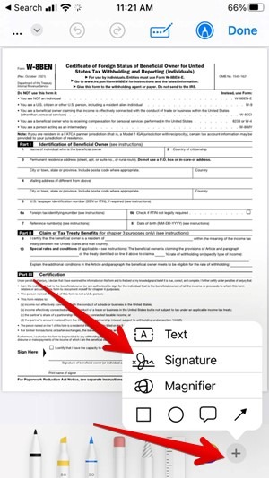 Iphone Mail Pdf Markup Sign