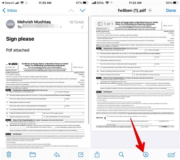 Iphone Mail Pdf Markup