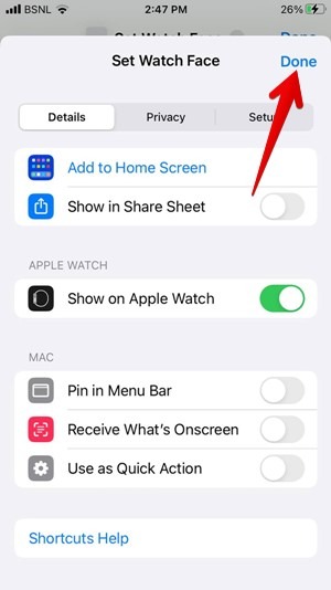 Iphone Shortcut Save