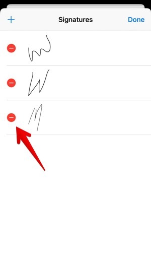 Iphone Sign Multiple Remvoe