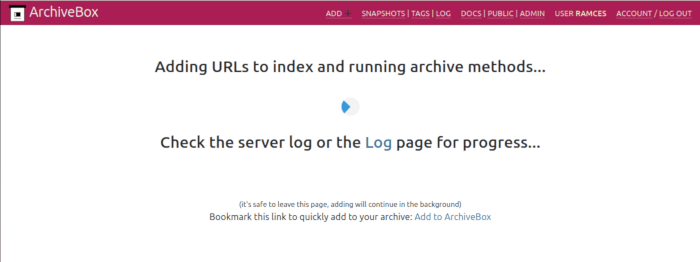 Install Archivebox Linux 19 Archiving Page