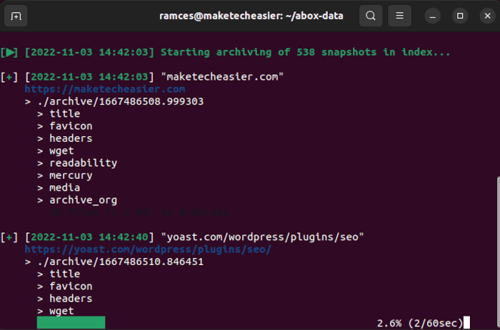 Install Archivebox Linux 20 Cli Archiving