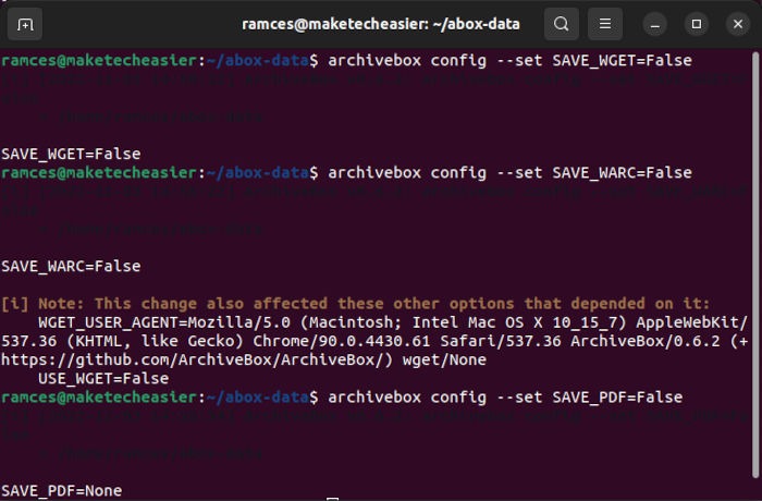 Install Archivebox Linux 23 Customize Archivebox